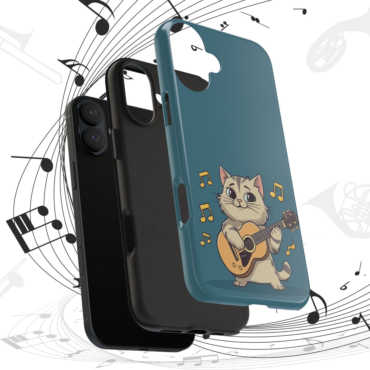 Tuneful Treasures Wireless Charging Support Tough Case.
