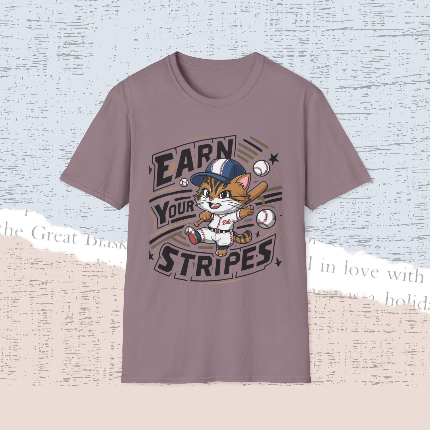 Earn Your Stripe Cotton Men Tee