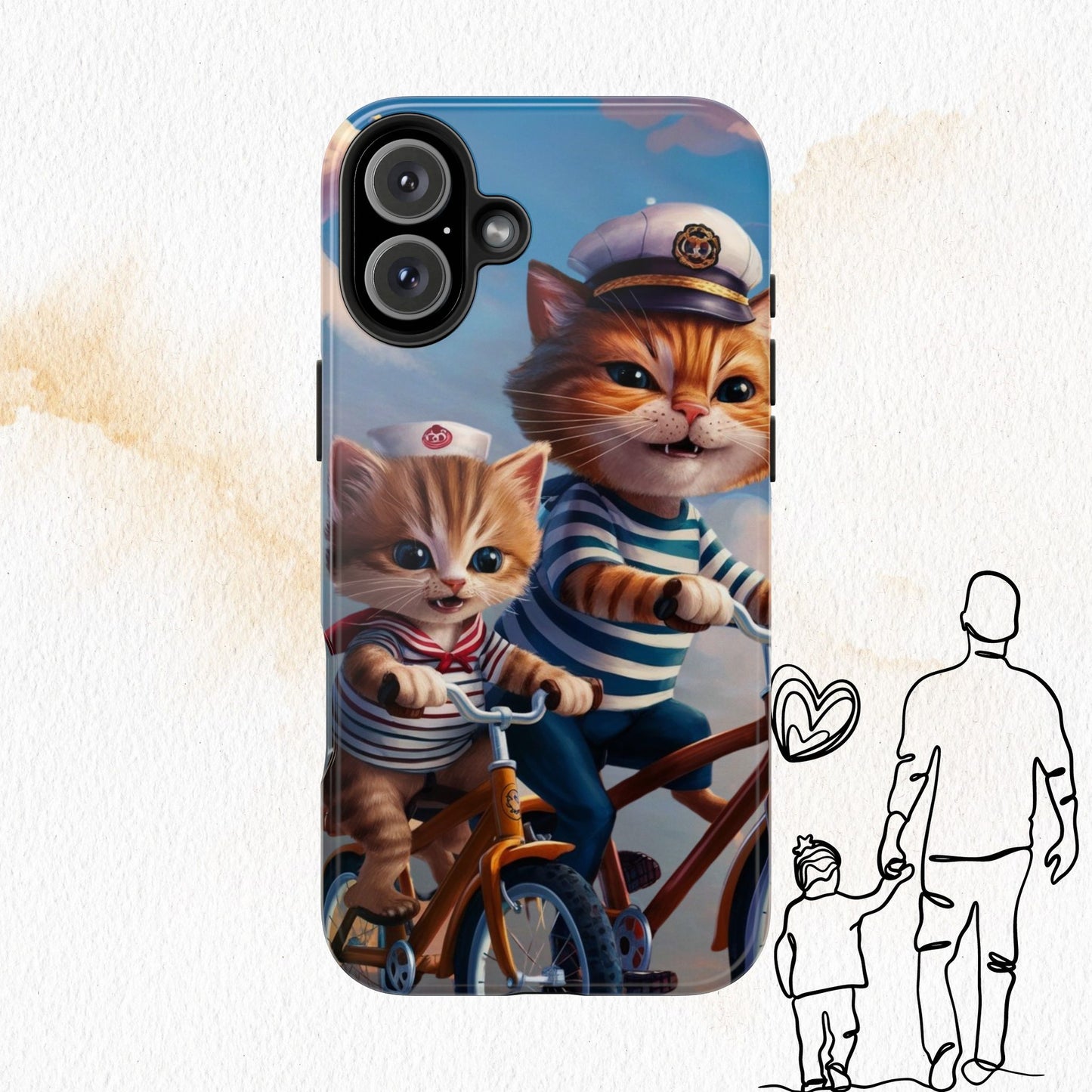 Nine Lives Wireless Charging Support Tough Case