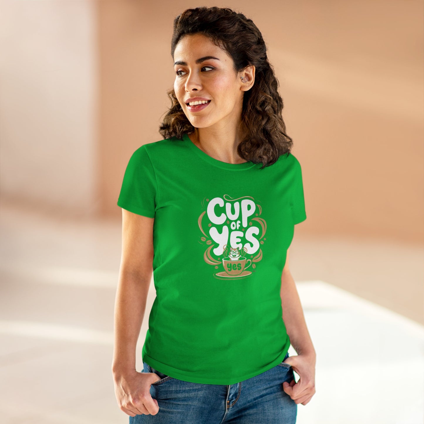 Cup of Yes Coffee Lover Women T-Shirt