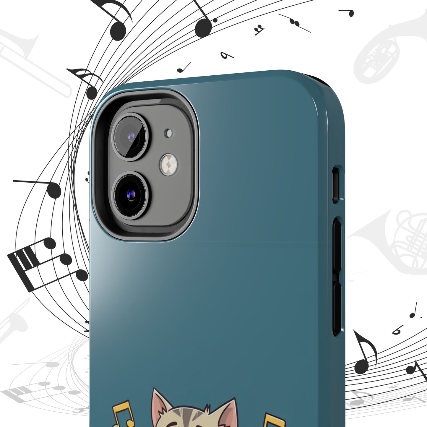 Tuneful Treasures Wireless Charging Support Tough Case.