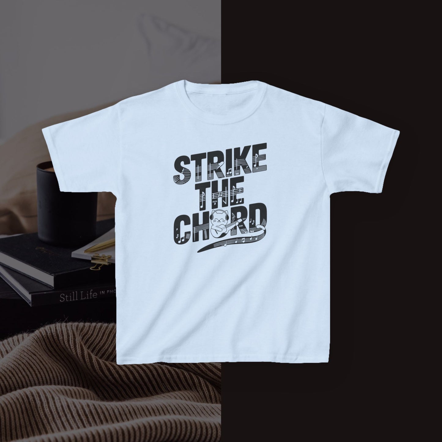 Strike The Cord kid Heavy Cotton Tshirt