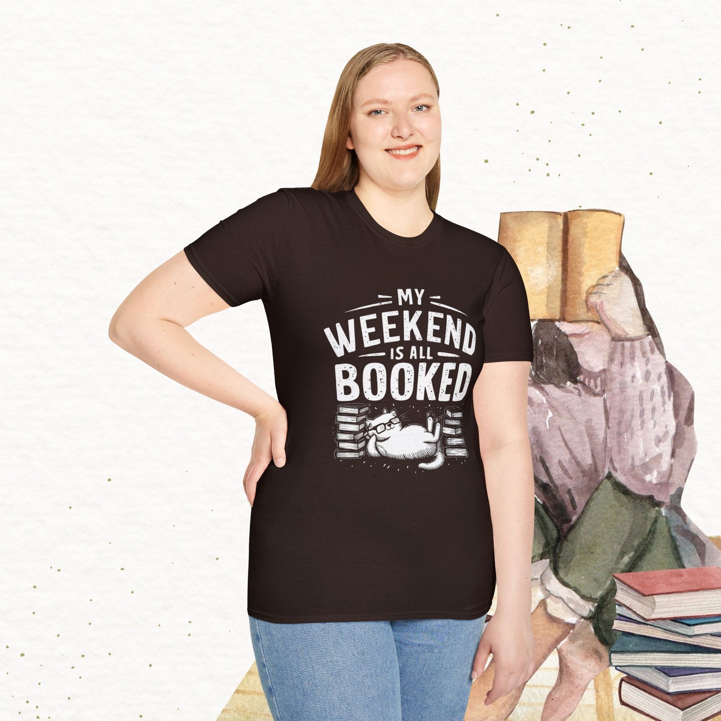 My Weekend Is All Booked Cotton Tee