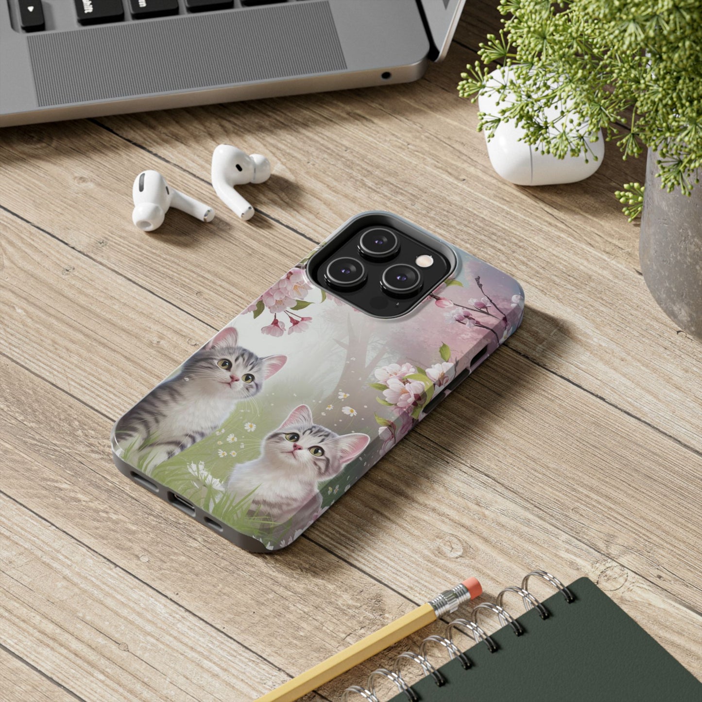 Lavender Lullaby Wireless Charging Support Tough Case