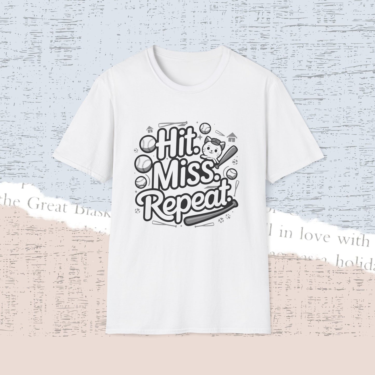 Hit Miss Repeat Cotton Men Tee