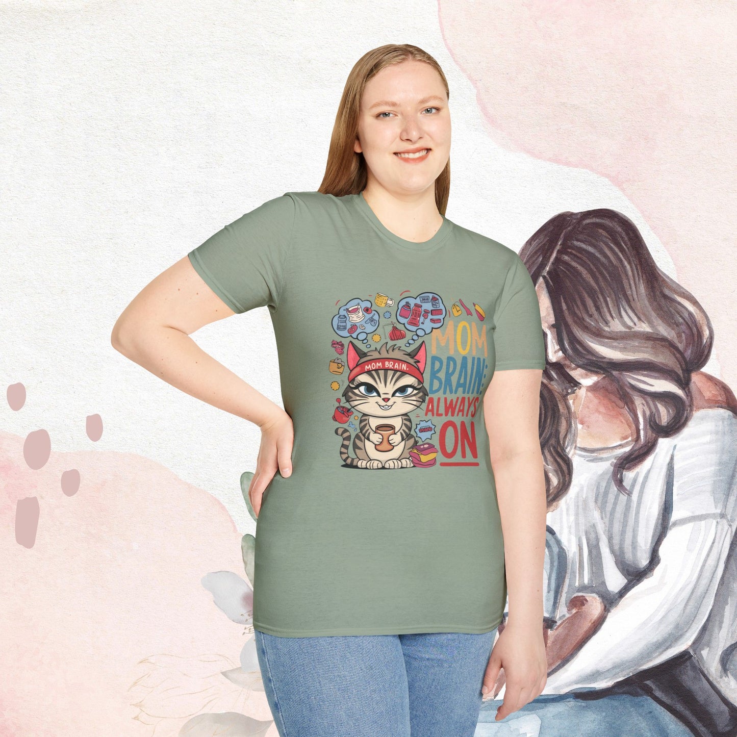 Mom Brain Cotton T-Shirt