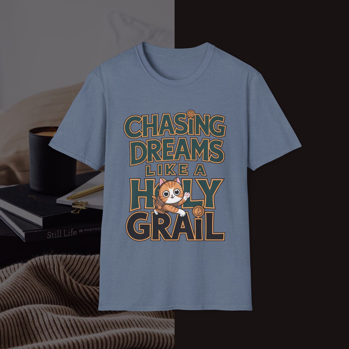 Chasing Peace Like A Holy Grail Unisex Softstyle T-Shirts