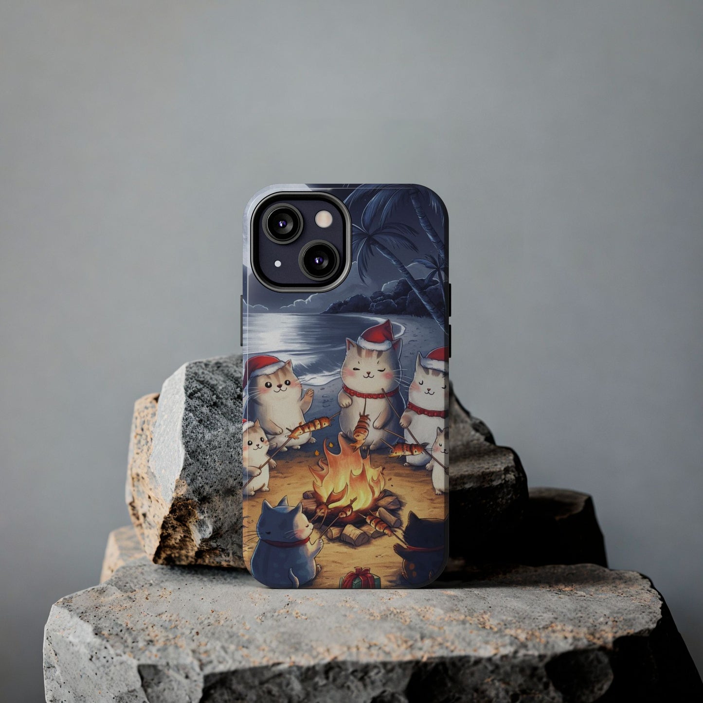 Meowmas Magic Wireless Charging Support Tough Case