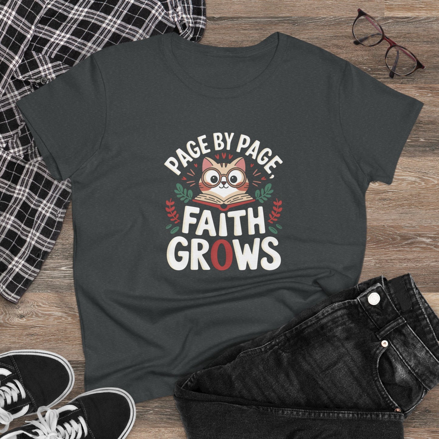 Faithful Threads Women Cotton Tshirt