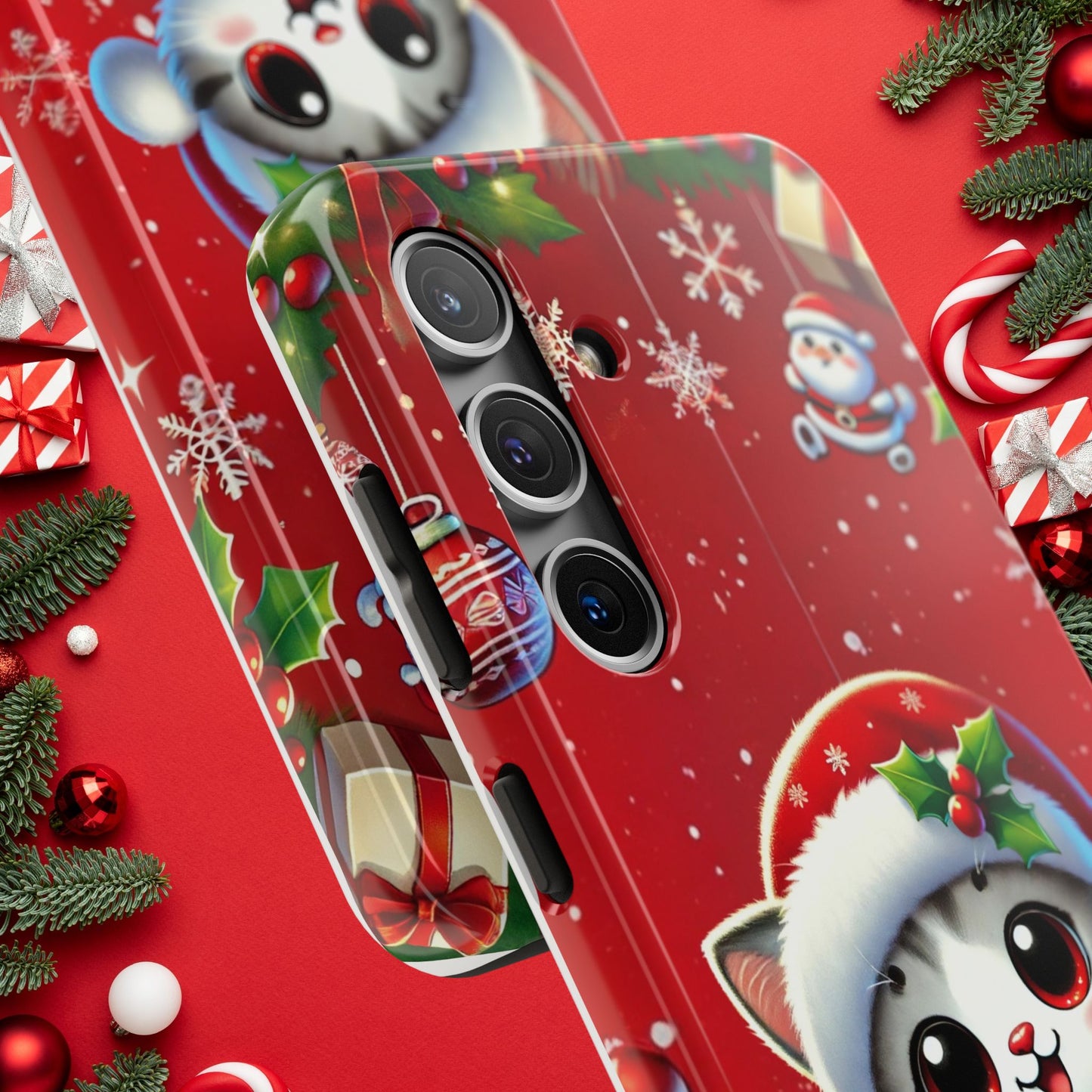 Purrfect Wishes Wireless Charging Support Tough Case