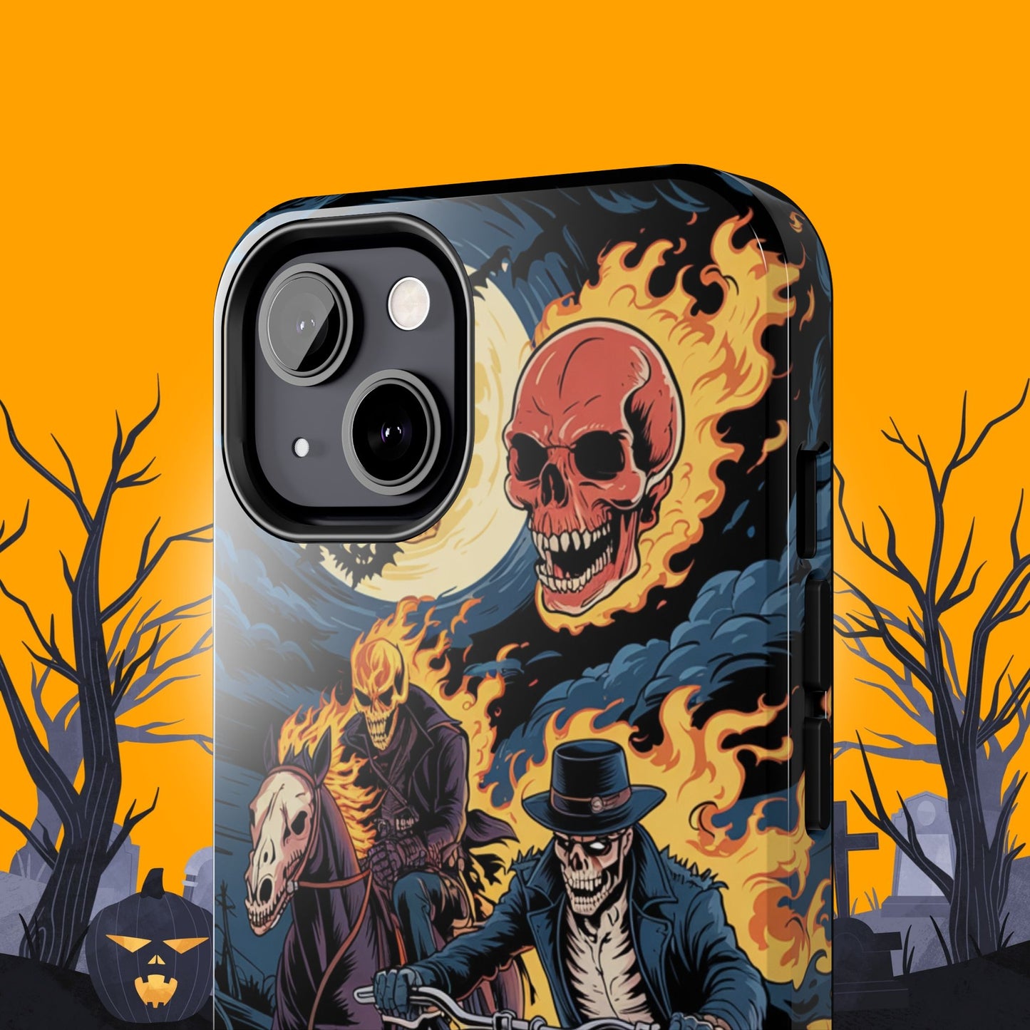 Ghost Rider Wireless Charging Support Tough Case