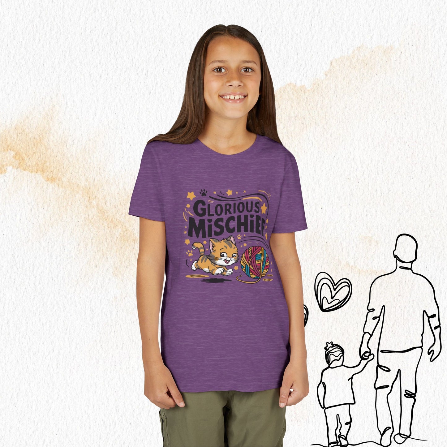 Glorious Mischief Youth Heavy Cotton T-Shirt
