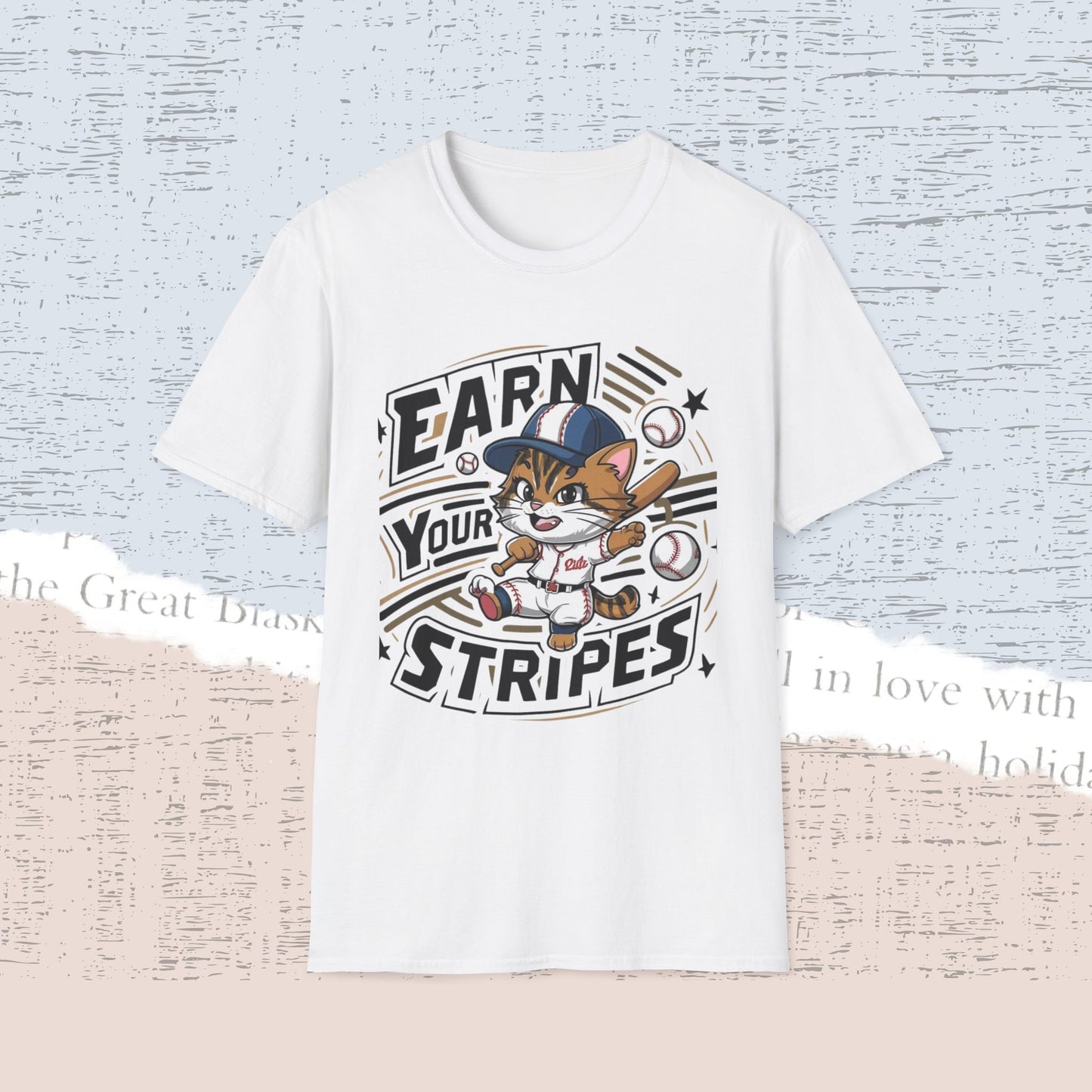 Earn Your Stripe Cotton Men Tee