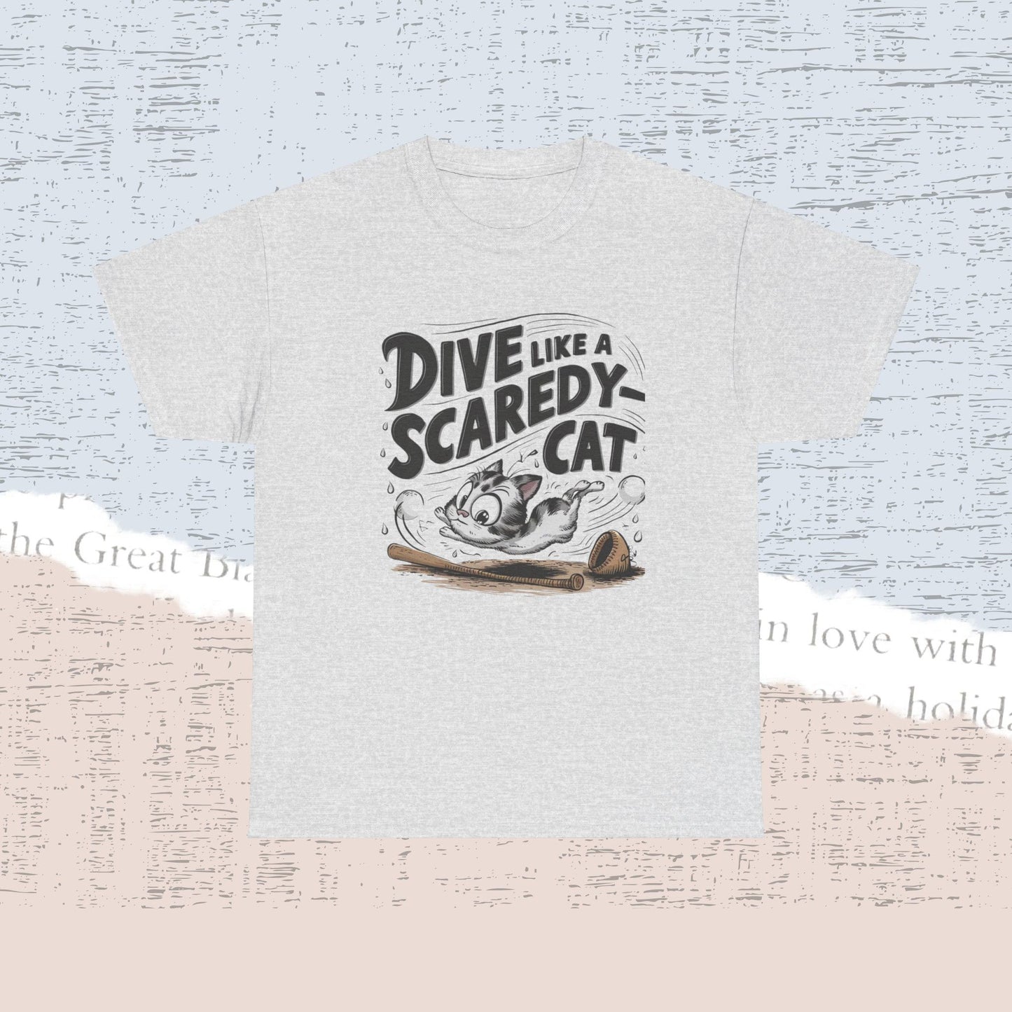 Dive Like Scaredy Cat Cotton Tshirt