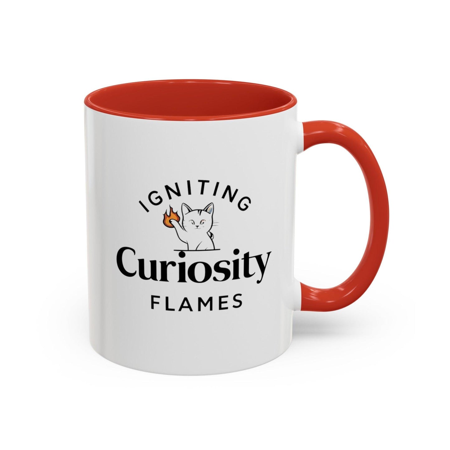 Billien Purrfect Teacher Printify 11 oz 11oz accent mug Coffee Mugs Holiday Picks Home & Living Kitchen Mugs Spring Essentials two tone White base