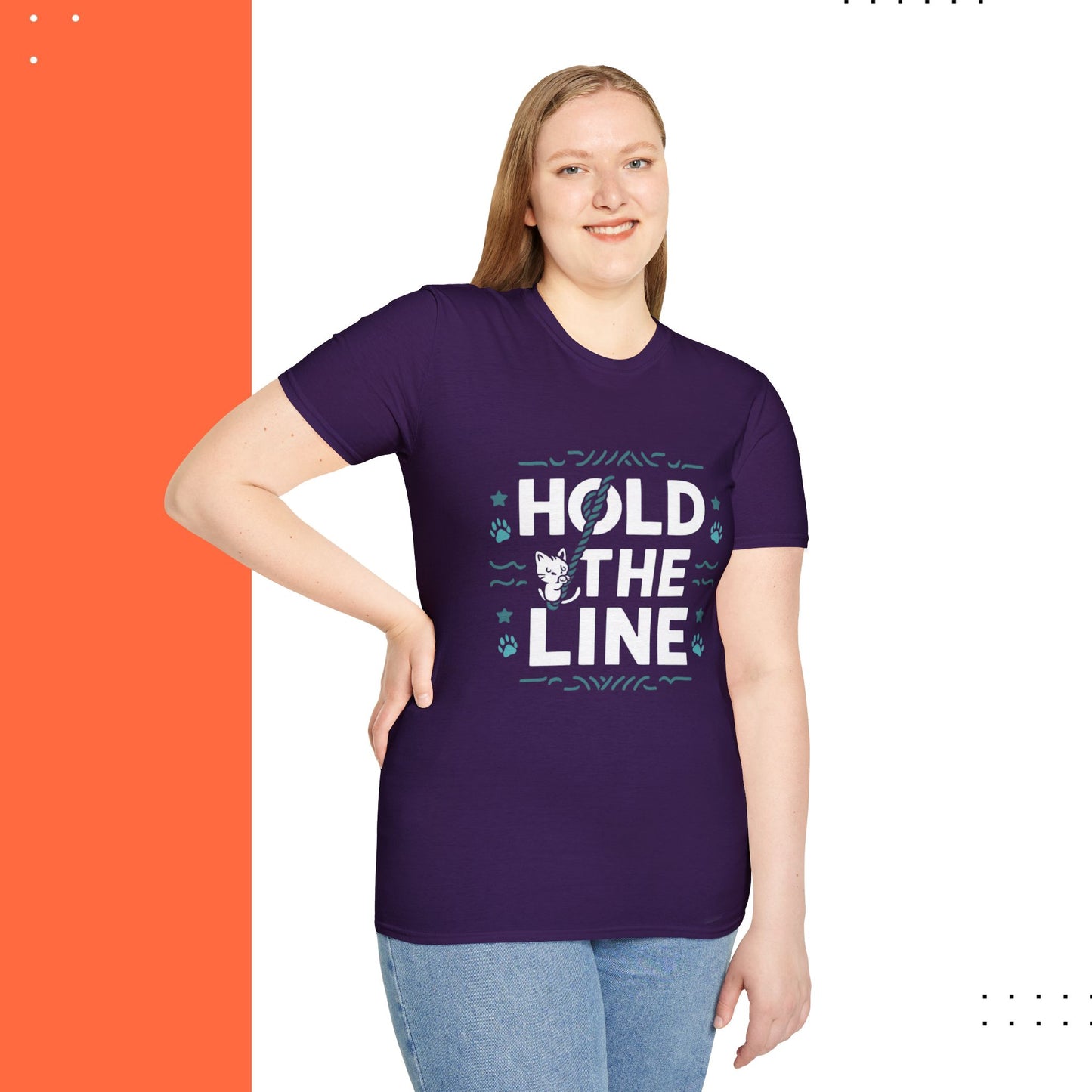Hold The Line Cotton Tee