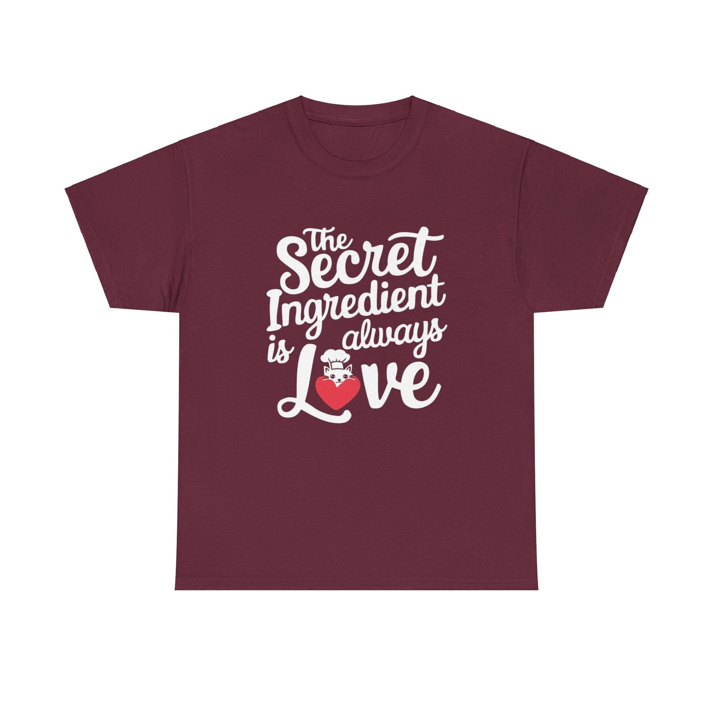 Secret Ingredient Is Love Unisex Cotton T-Shirt