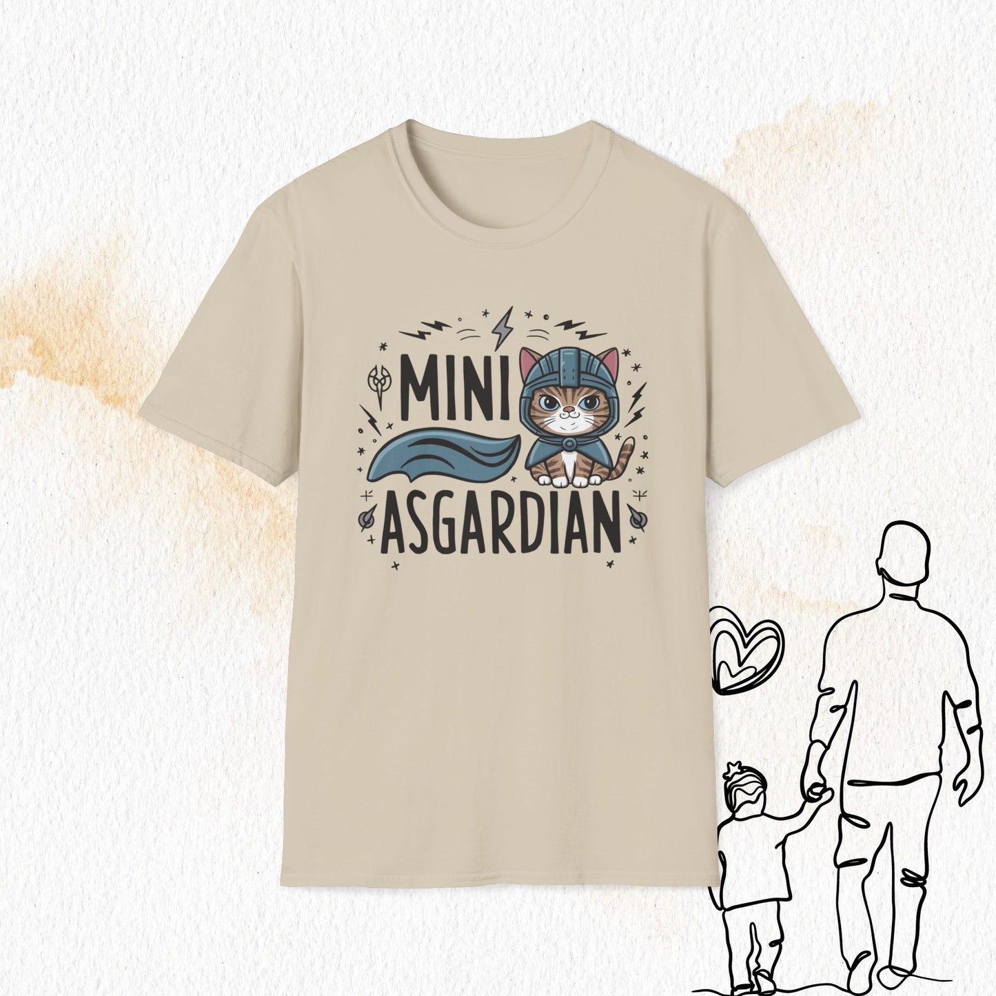 Mini Asgardian Cotton Men T-Shirt