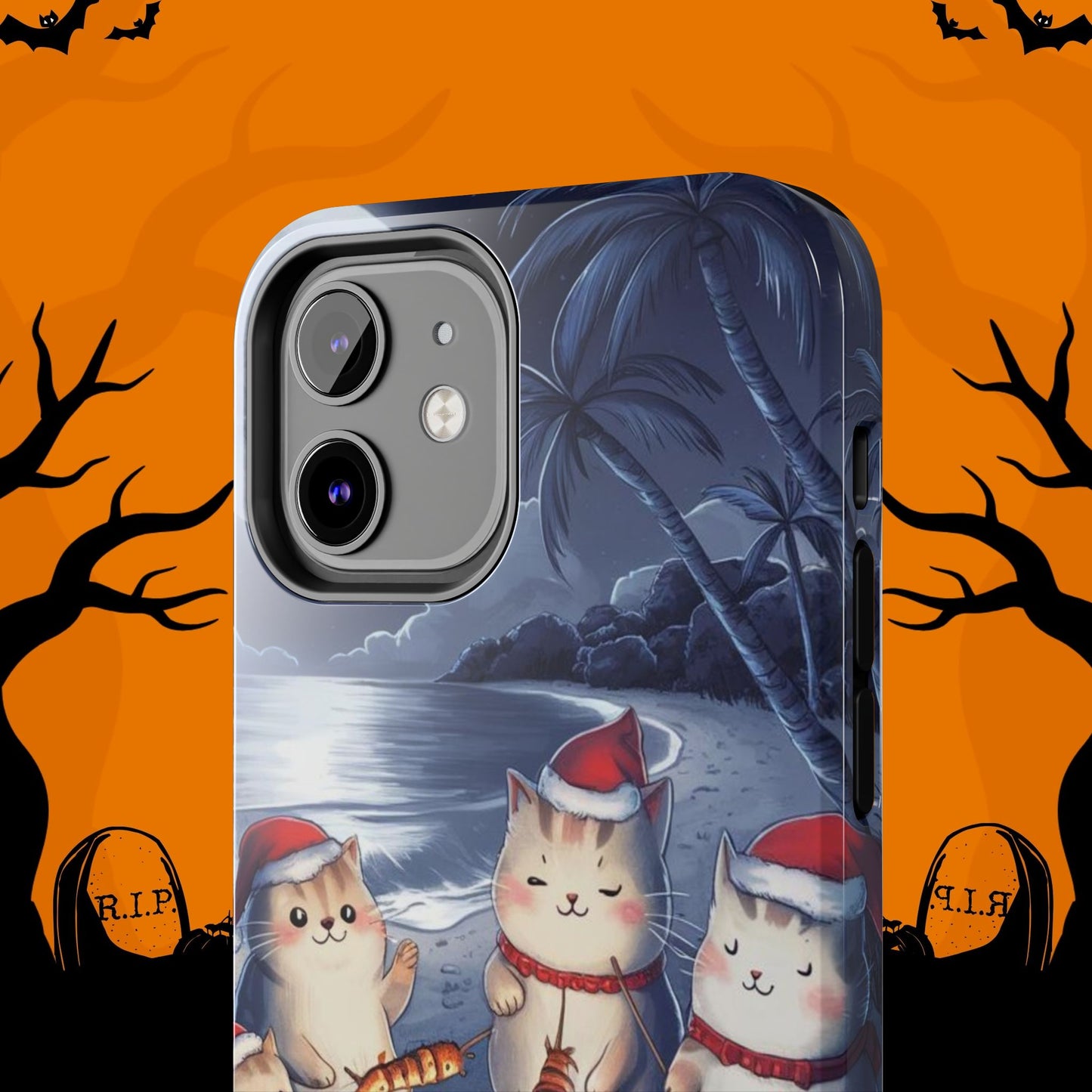 Meowmas Magic Wireless Charging Support Tough Case