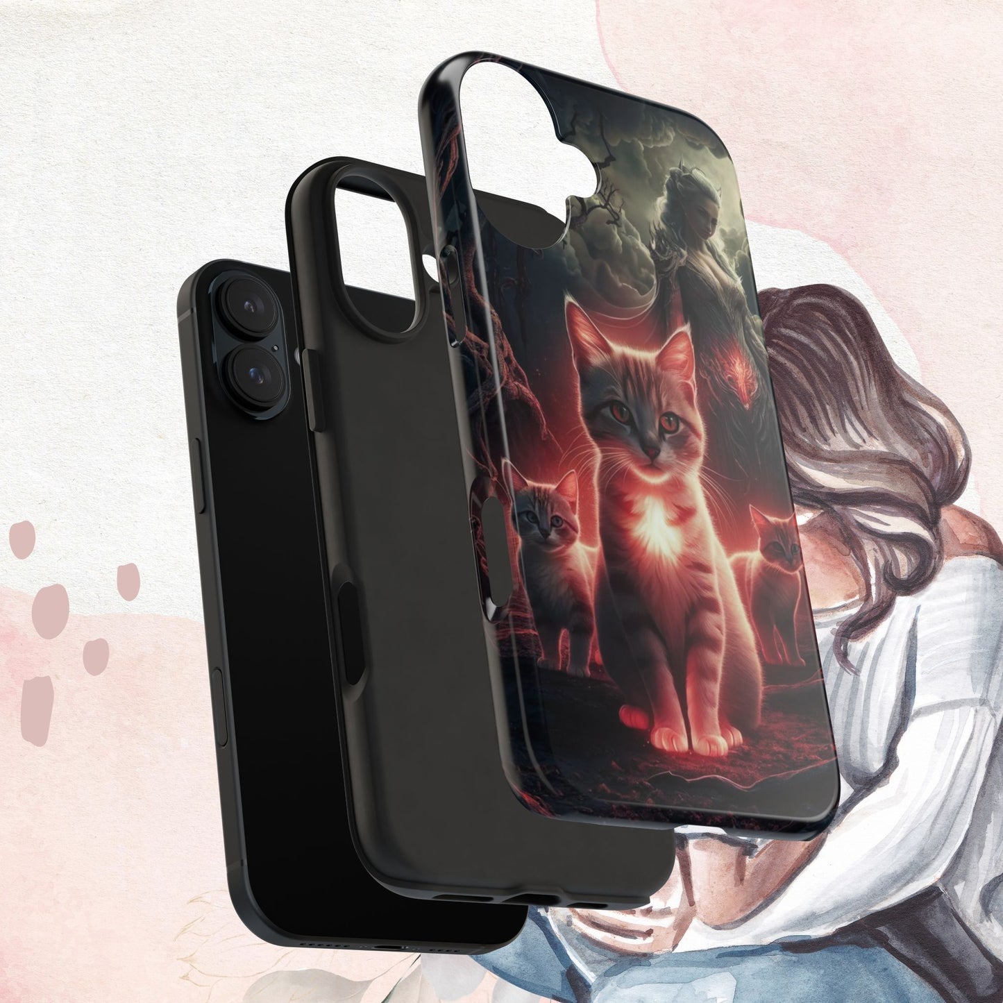 Mama's Mind Meld Wireless Charging Support Tough Case