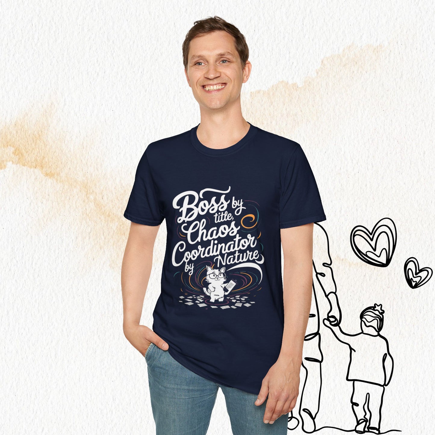 Boss By Title Cotton Tee