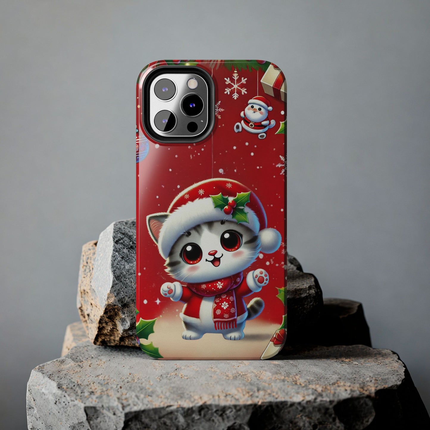 Purrfect Wishes Wireless Charging Support Tough Case