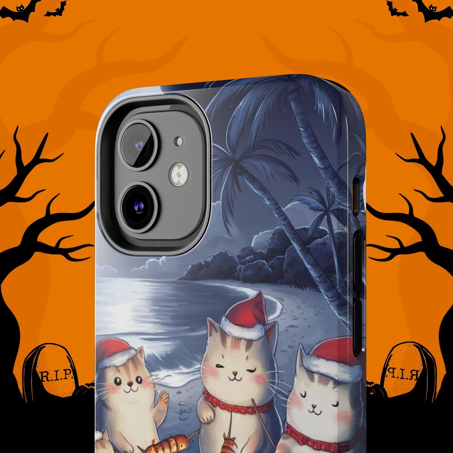 Meowmas Magic Wireless Charging Support Tough Case