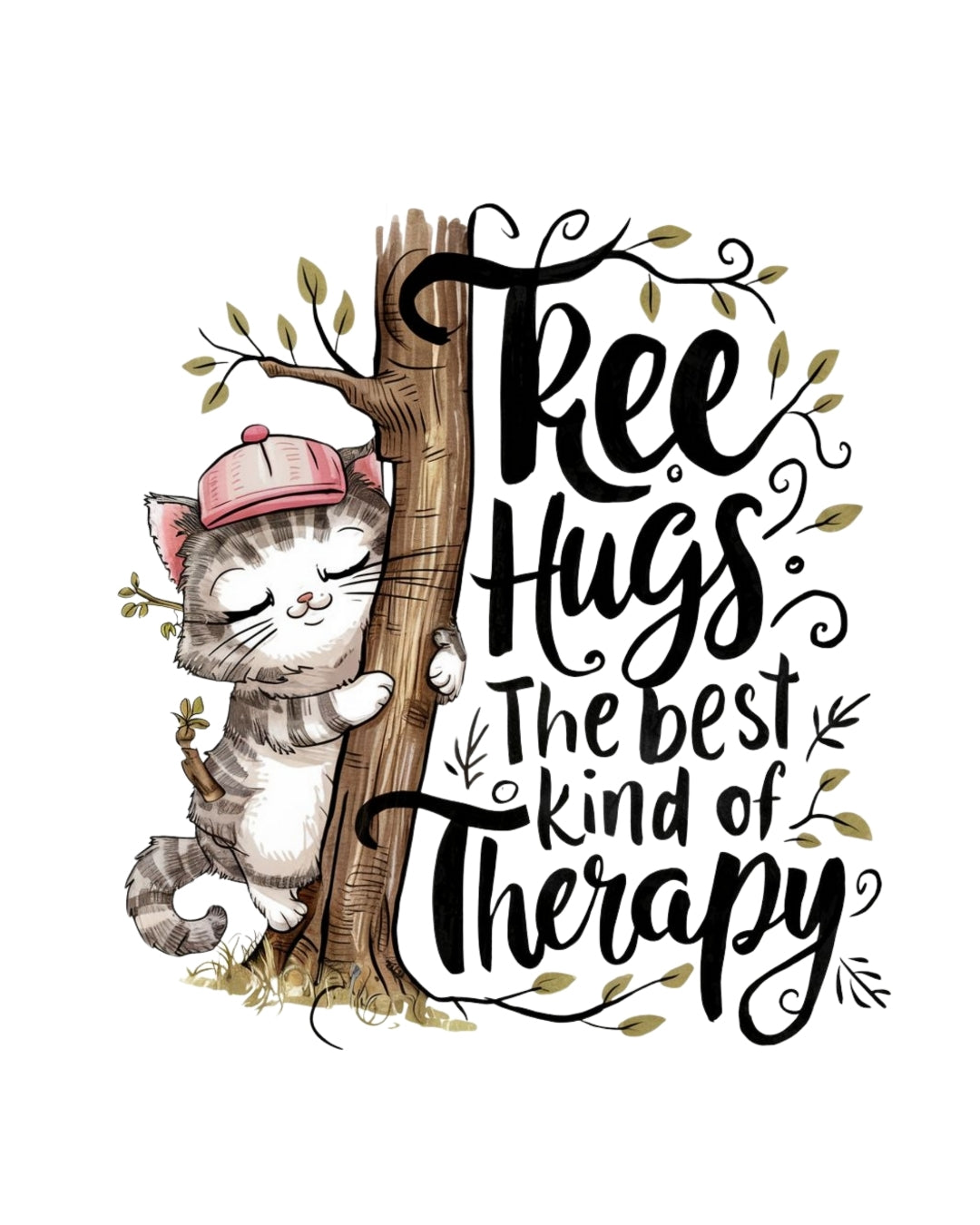 Tree Hugs Best Kind of Therapy T-Shirt