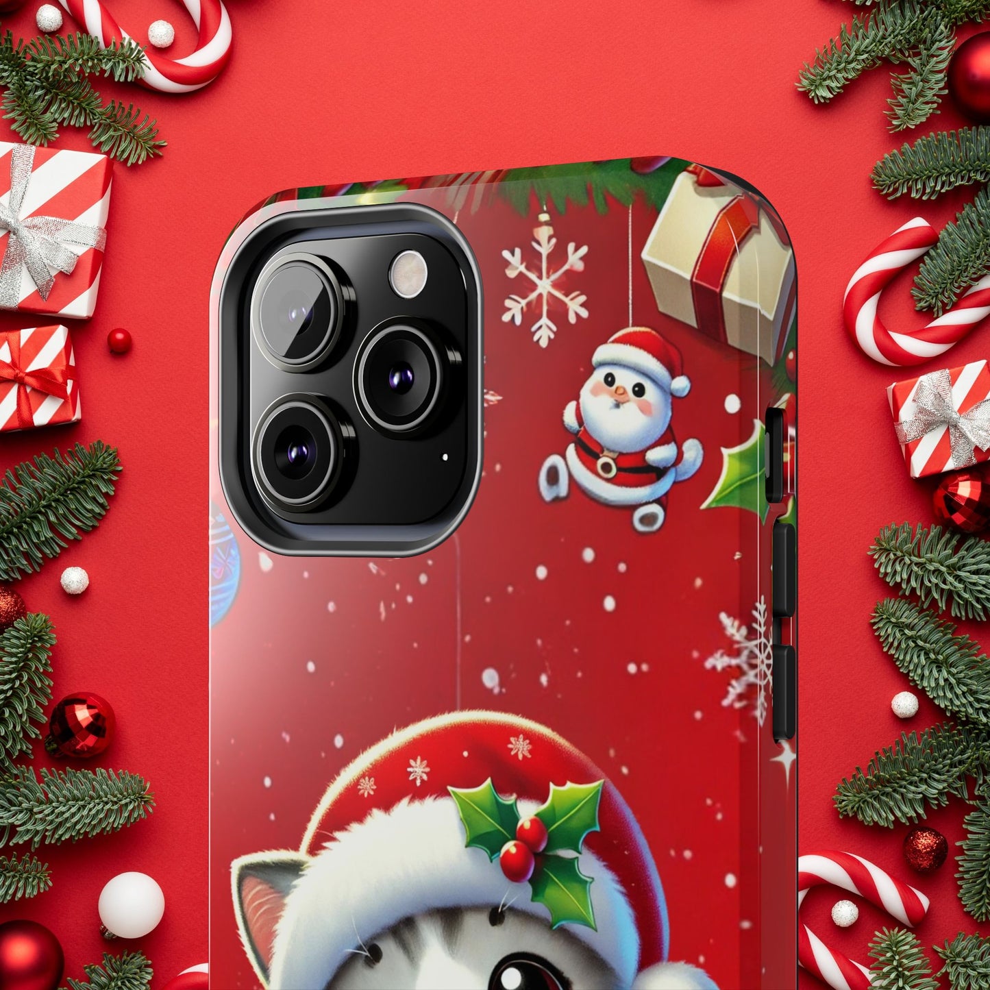 Purrfect Wishes Wireless Charging Support Tough Case