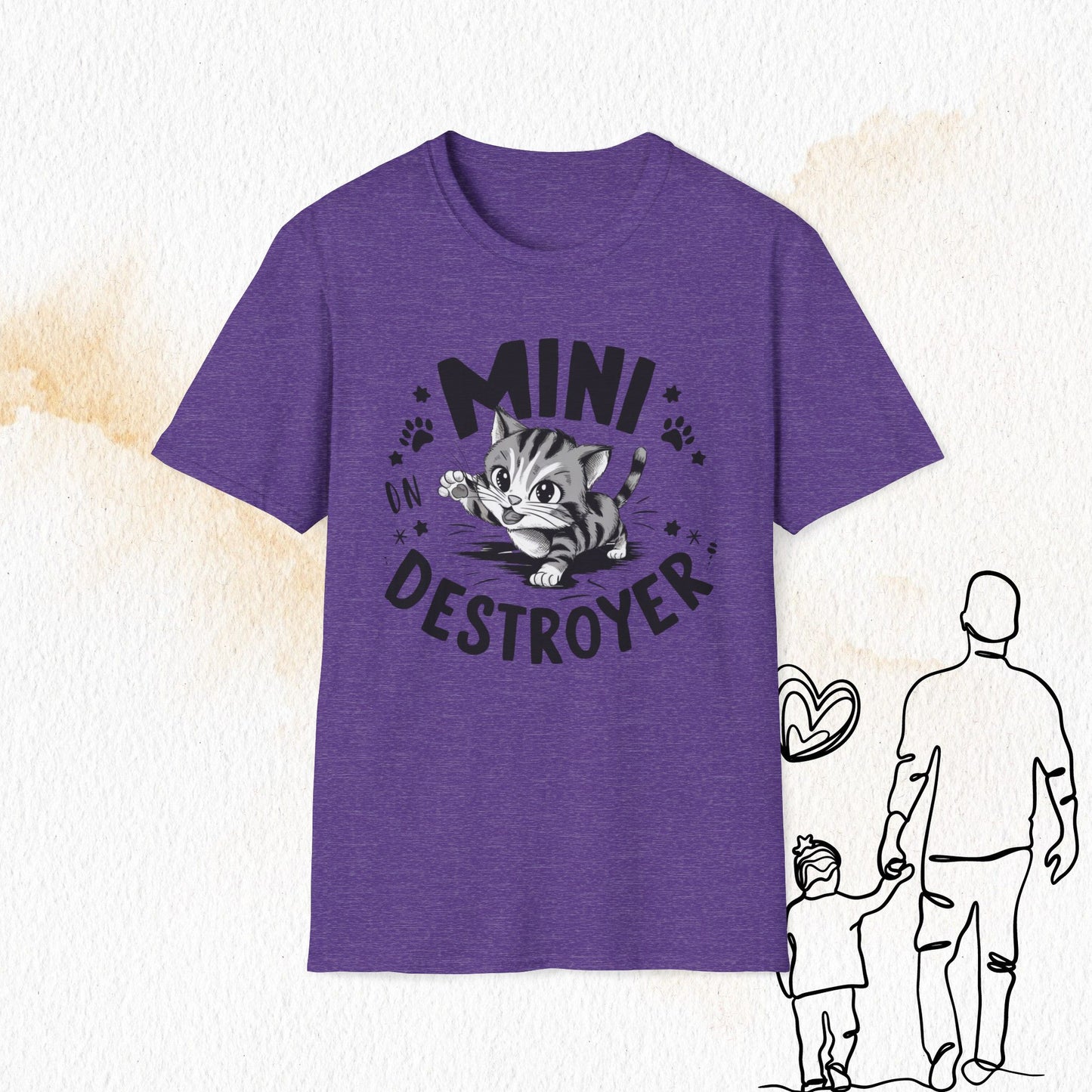 Mini Destroyer Cotton Men T-Shirt