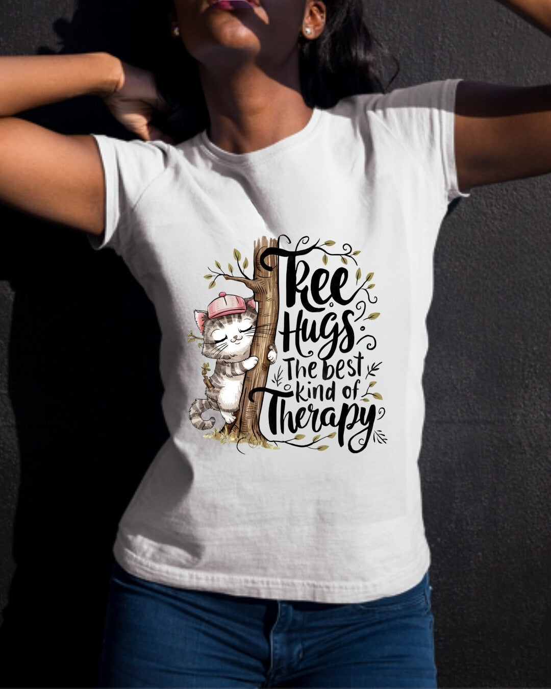 Tree Hugs Best Kind of Therapy T-Shirt