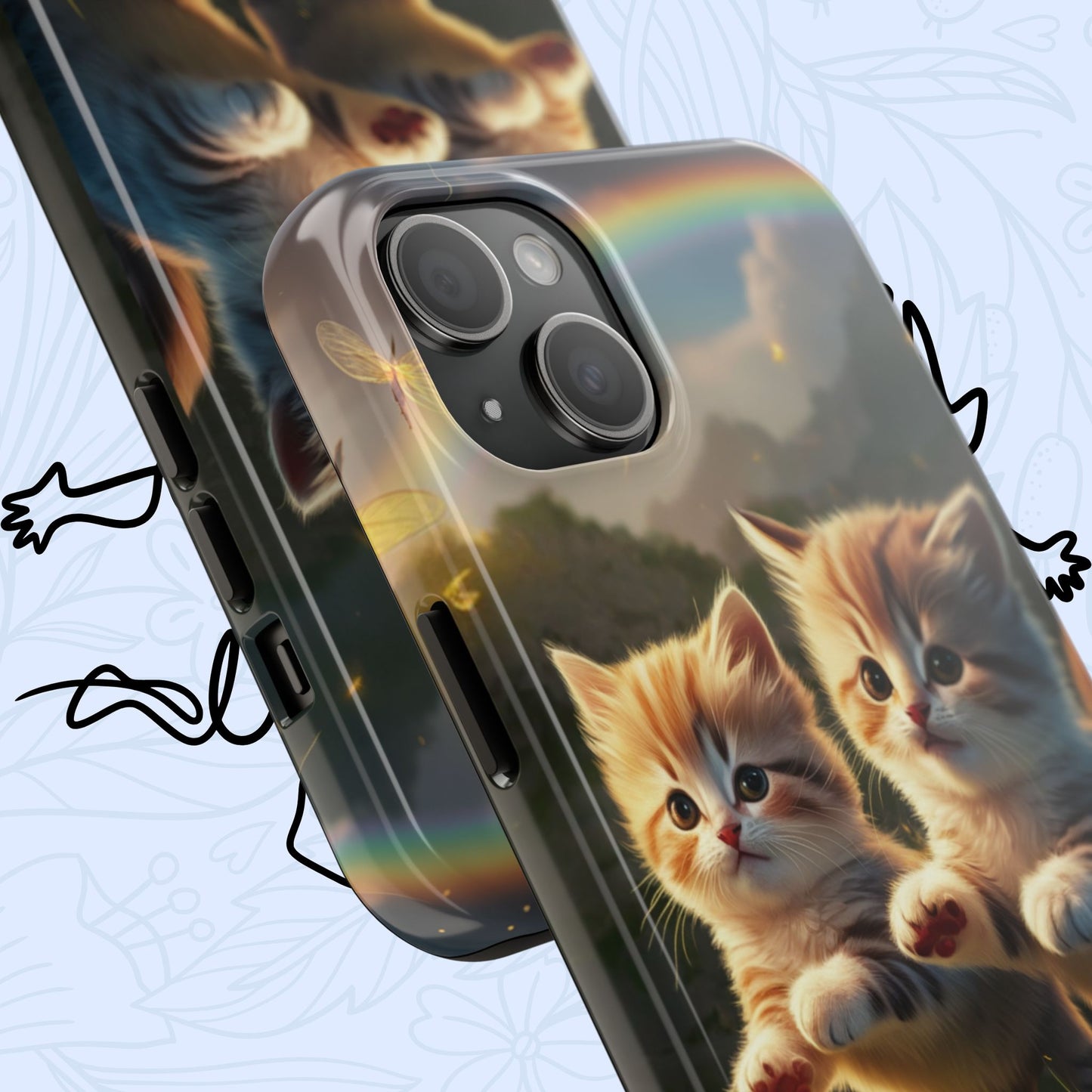 Bestie Buddies Wireless Charging Support Tough Case