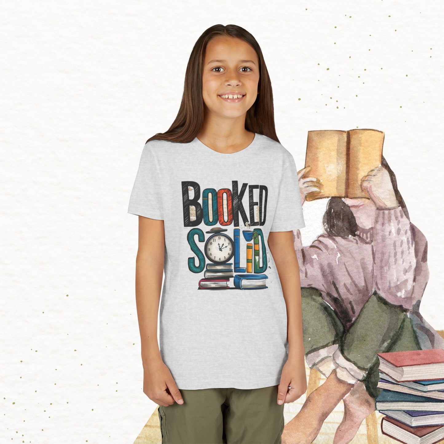 Booked Solid Youth Heavy Cotton T-Shirt