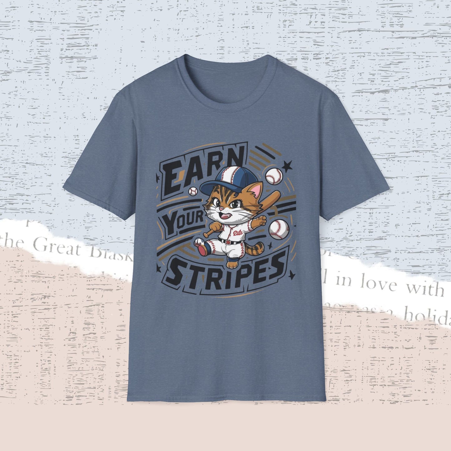 Earn Your Stripe Cotton Men Tee