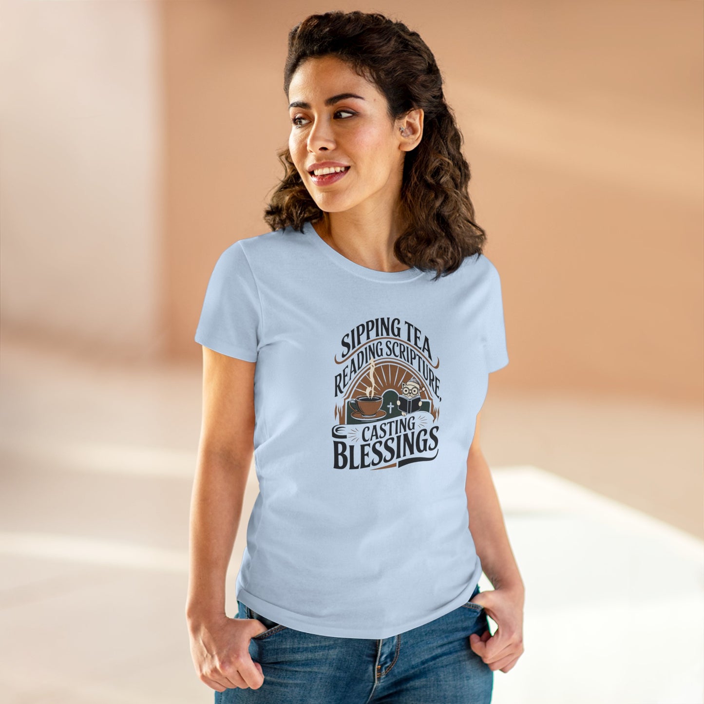 Brewed Brilliance Women Cotton Tshirt