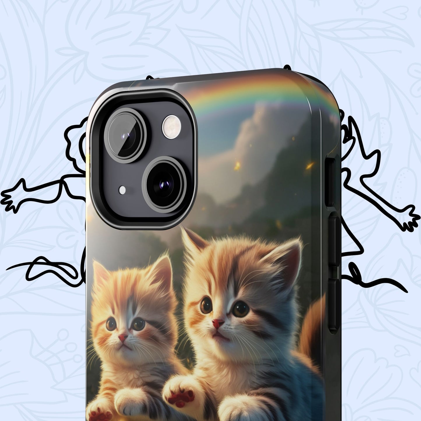 Bestie Buddies Wireless Charging Support Tough Case