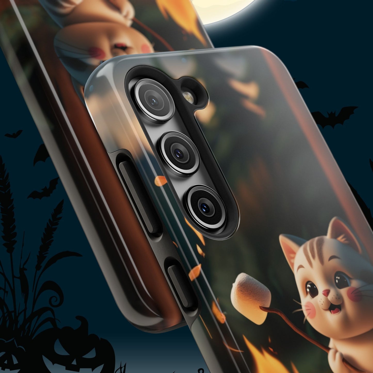 Meowstic Grip Wireless Charging Support Tough Case.