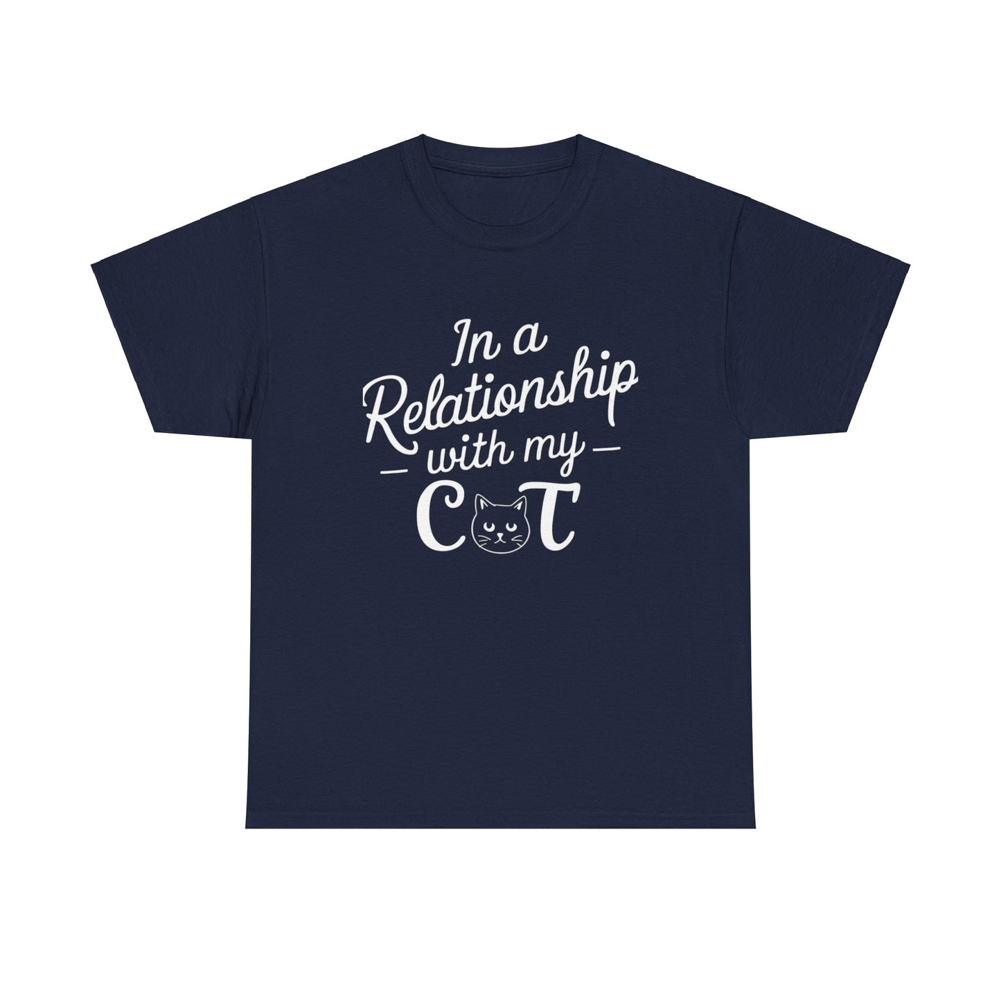 In a Relationships with Cat Relationship Cotton T-Shirt