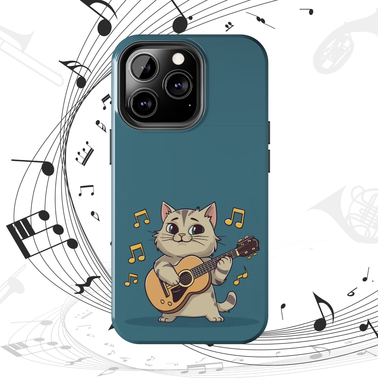 Tuneful Treasures Wireless Charging Support Tough Case.