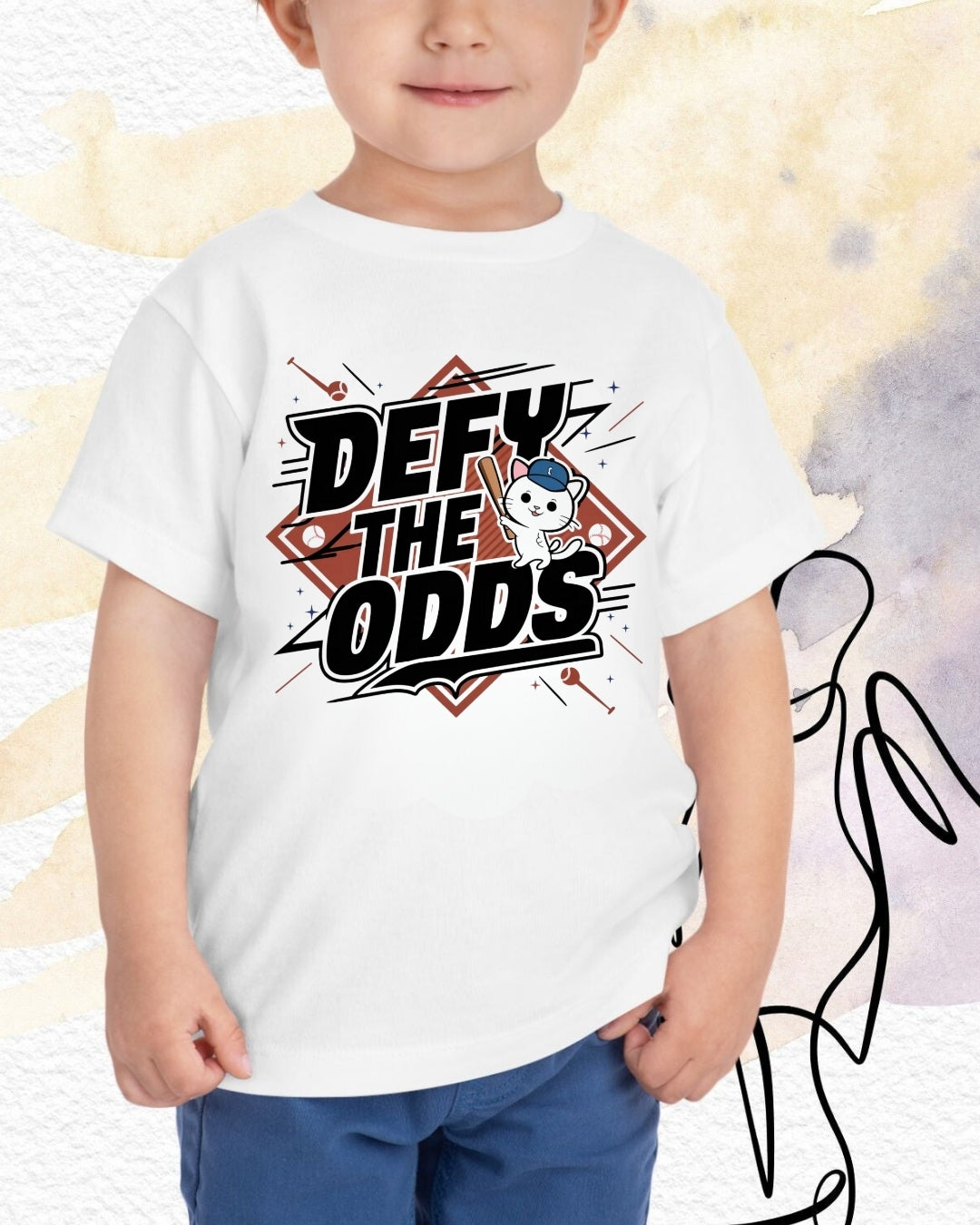 Defy The Odds Kid Cotton T-Shirt