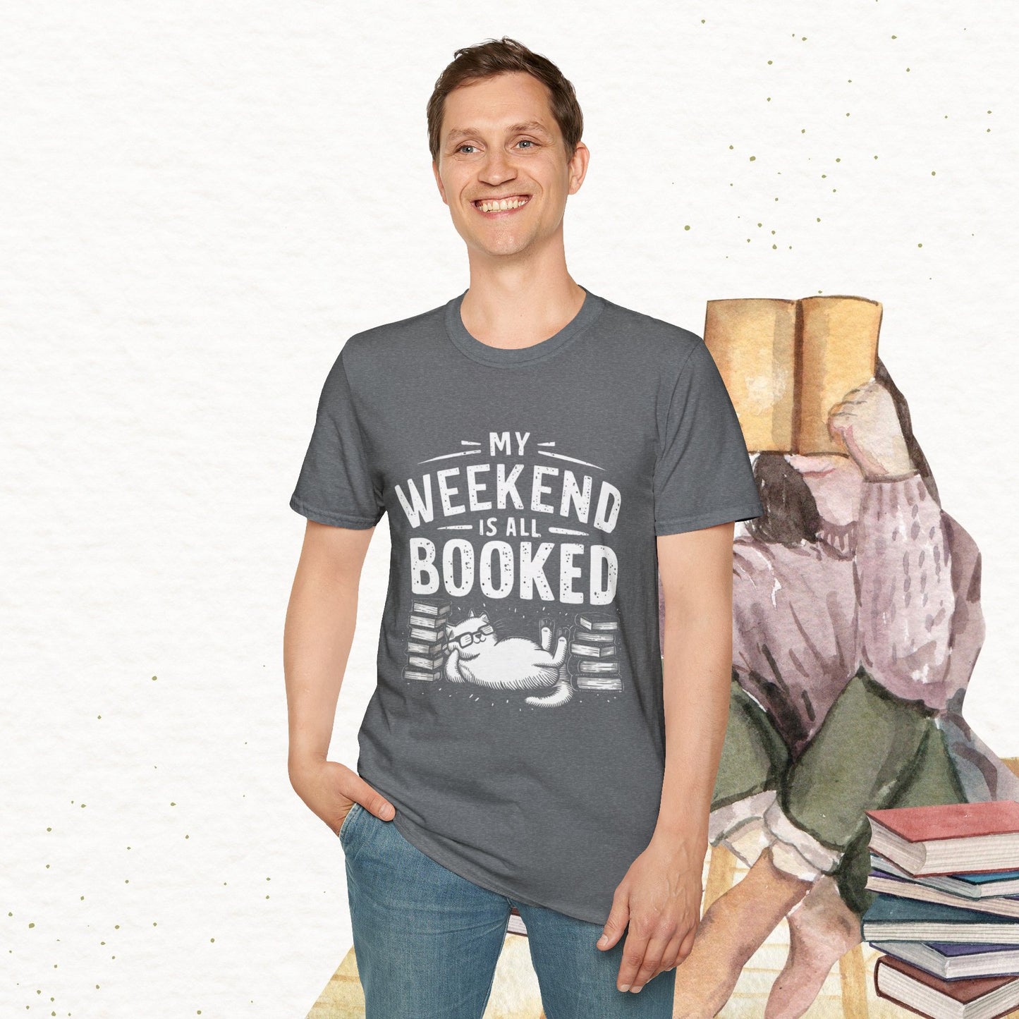 My Weekend Is All Booked Cotton Tee