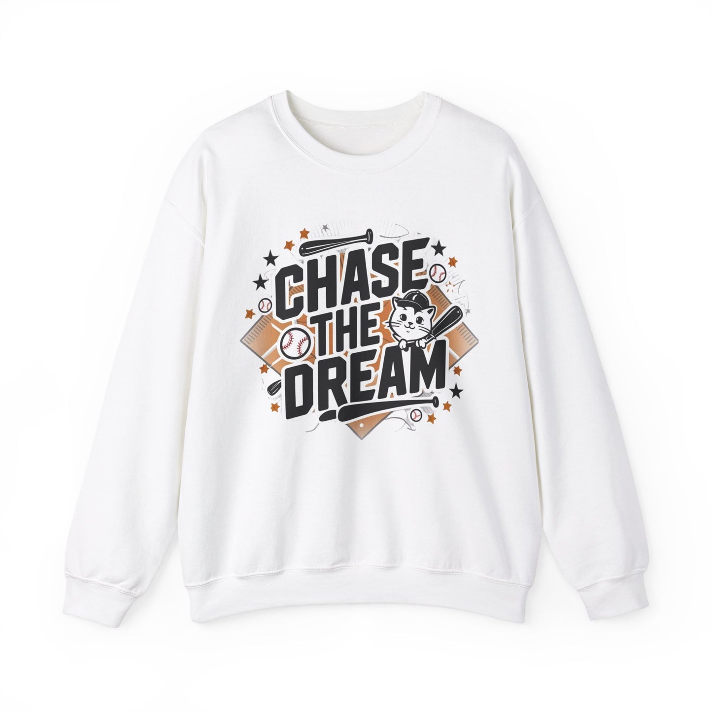 Chase The Dream Heavy Unisex Cotton Crewneck Sweatshirt