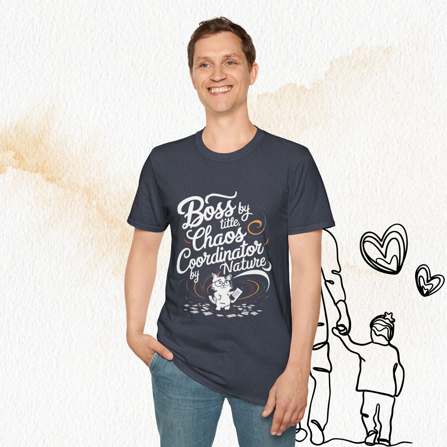 Boss By Title Cotton Tee