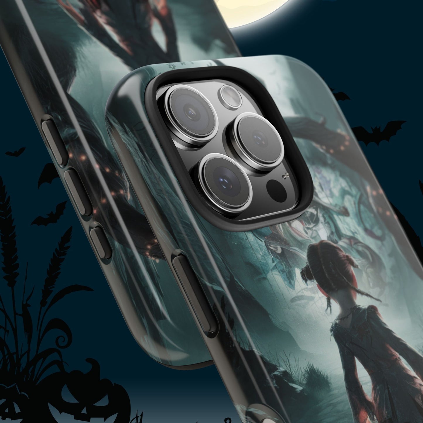 Feline Festivities Wireless Charging Support Tough Case.