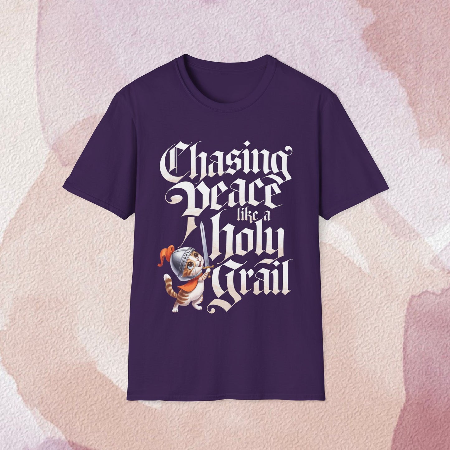 Chasing Peace Like A Holy Grail Unisex Softstyle T-Shirt