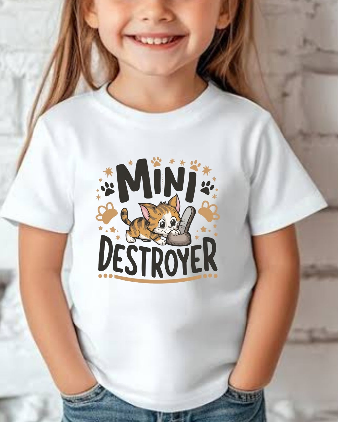 Mini Destroyer Kids Cotton T-Shirt