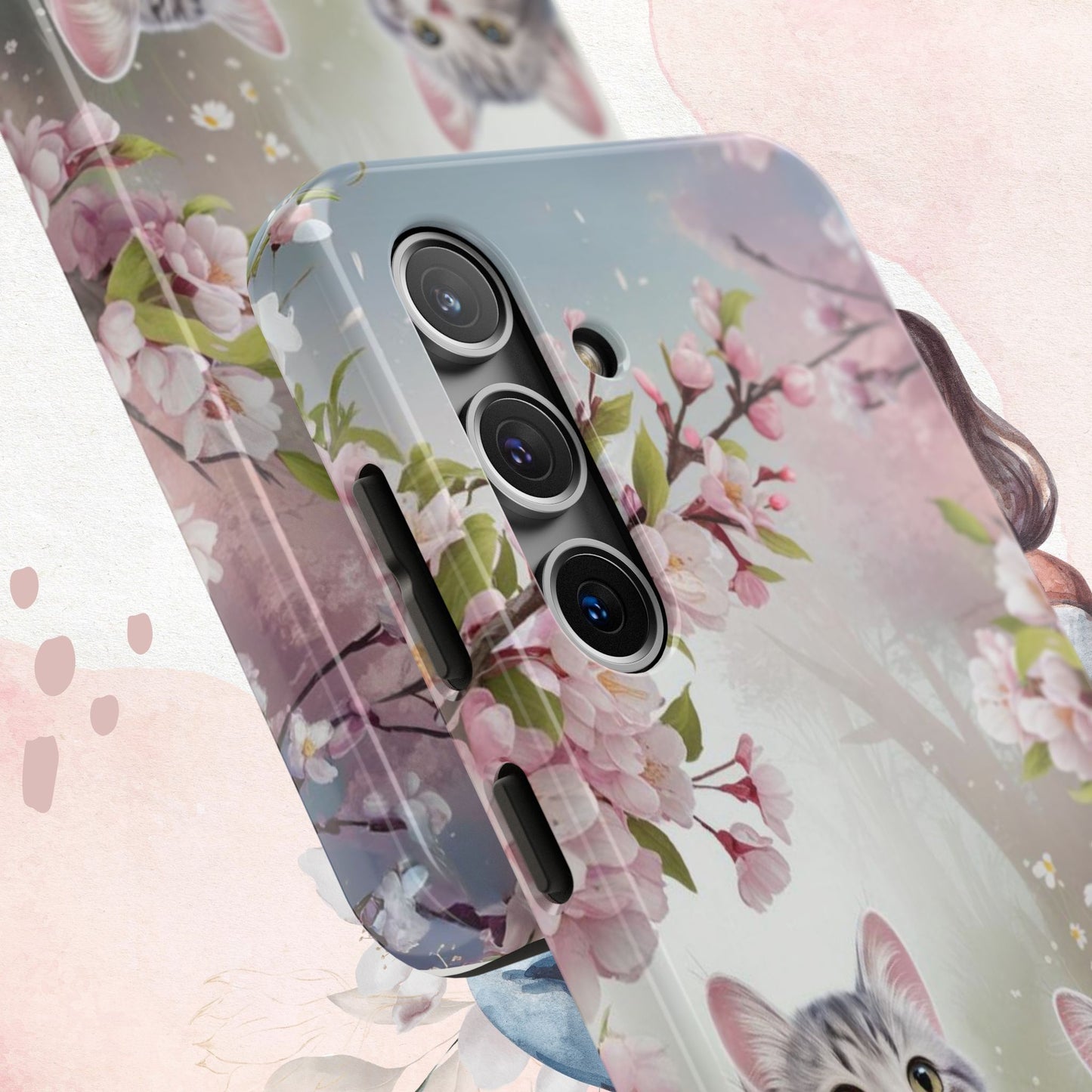 Lavender Lullaby Wireless Charging Support Tough Case