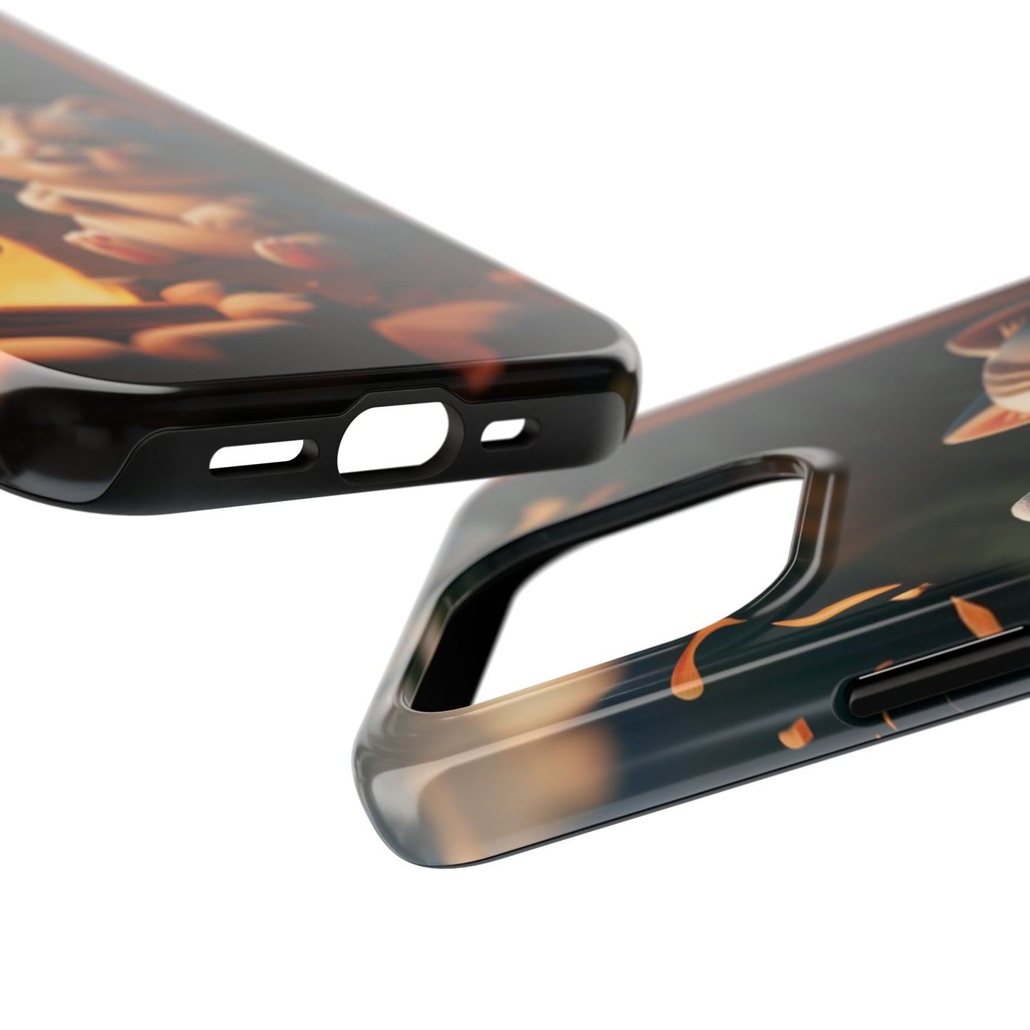 Meowstic Grip Wireless Charging Support Tough Case.