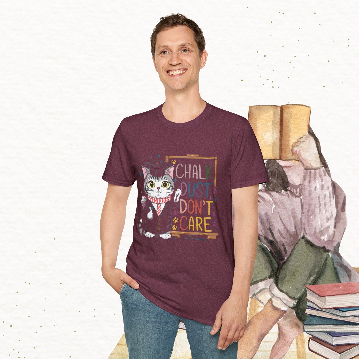 Chalk Dust Don't Care Cotton Tee
