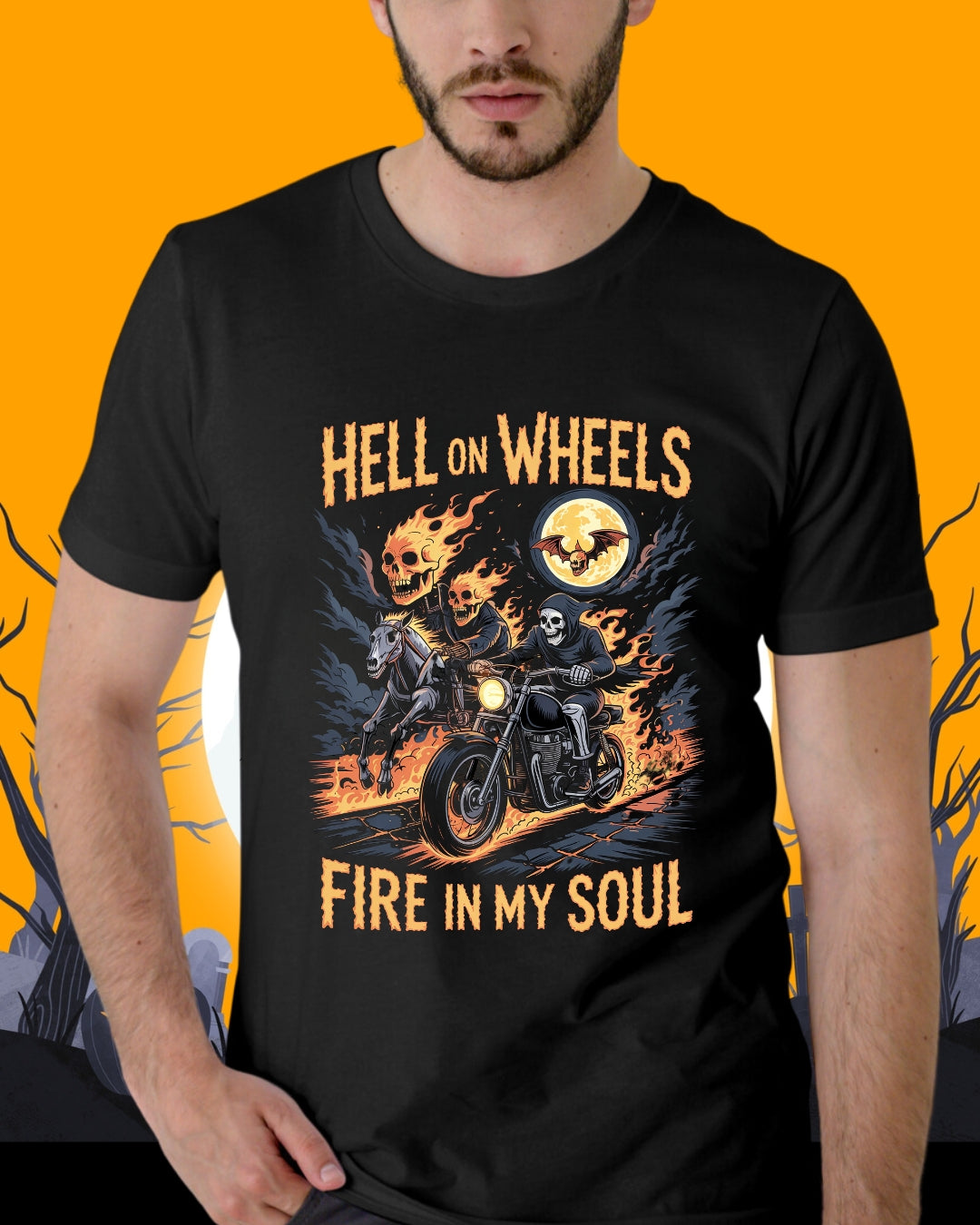 Hell On Wheels Unisex Softstyle T-Shirt